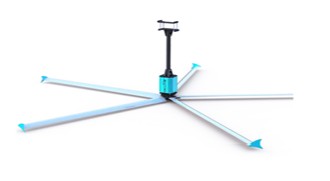 Ecoair EMF PMSM HVLS Fans